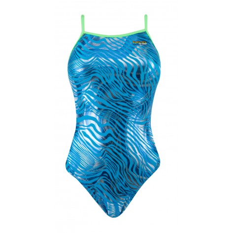 Youth Ocean Wave Wing Back Swimsuit