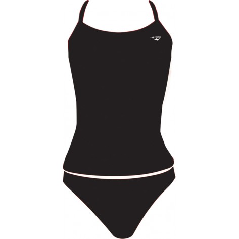 Endurotech Stretch Solids H-Back Tankini Swimsuit