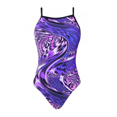 Youth Airwhales Butterfly Back Print Swimsuit
